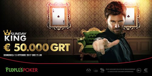 Il Sunday King, il monster event di People’s Poker
