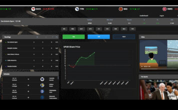 Schermata di trading Fandex Nuova entusiasmante piattaforma di gioco sportivo. Fai trading di sport come le azioni